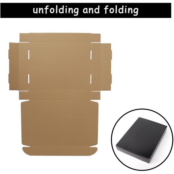 25 Fancy Mailing Packing Shipping Boxes Corrugated Cardboard box Size 13x10x2 - Picture 3 of 4
